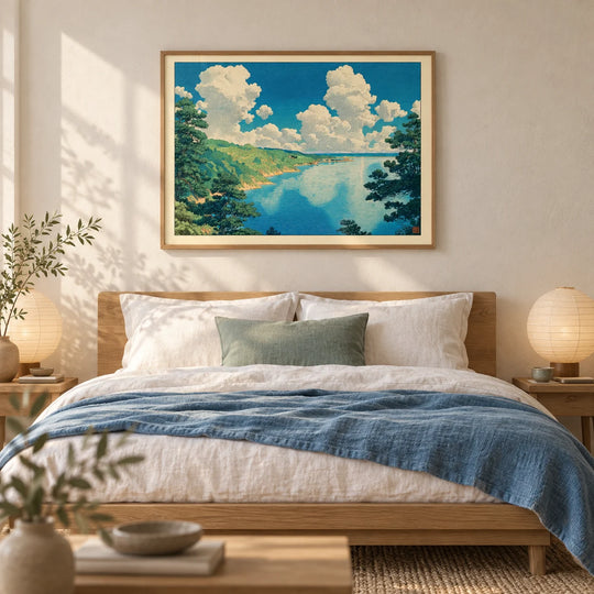 Mer du ciel bleu