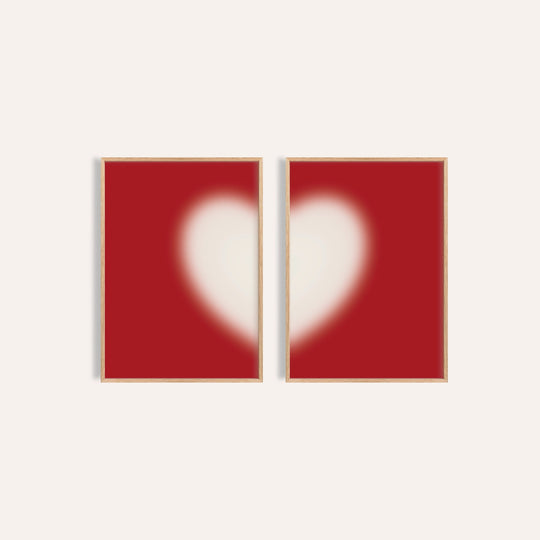Cream Heart Set