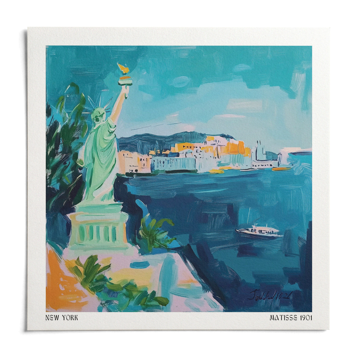 Holiday Posters, shown as an unframed paper print on a plain white background