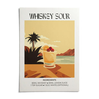 Home Bar Art, shown as an unframed paper print on a plain white background