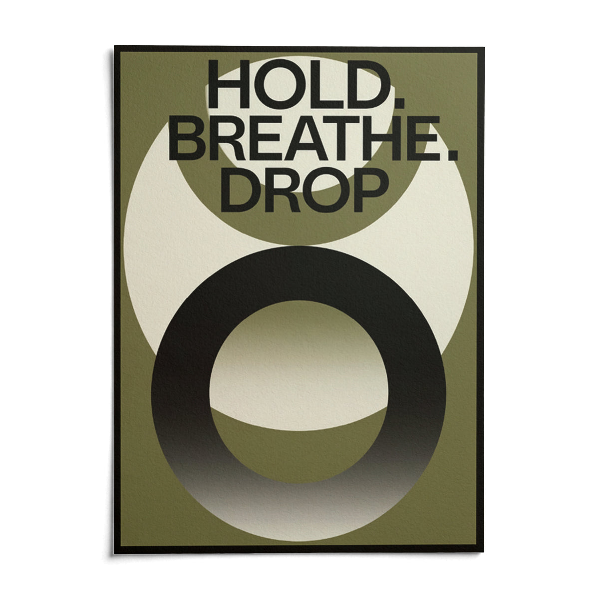 Home Gym Wall Art, shown as an unframed paper print on a plain white background