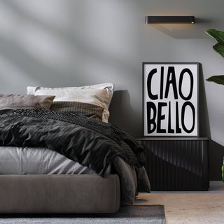 Monochrome Italian wall art with stylish appeal