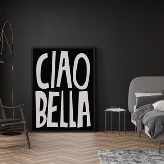 Minimalist typography wall art ideal for bedroom walls