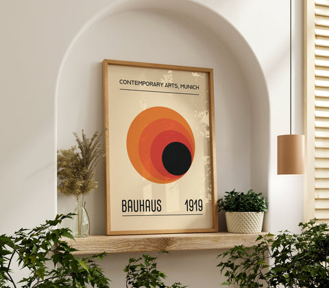 orange-black-bauhaus-poster-sunset-radiance-abstract-patterns