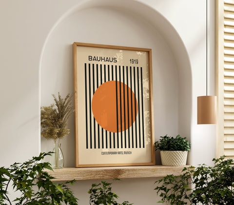 orange-black-bauhaus-poster-striped-sun-modern-geometric