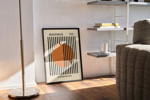 orange-black-bauhaus-poster-striped-sun-living-room