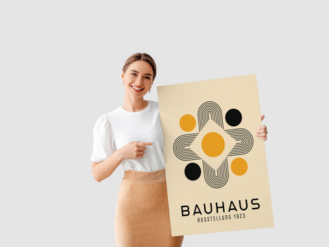 yellow-black-bauhaus-poster-golden-symmetry-modern-geometric