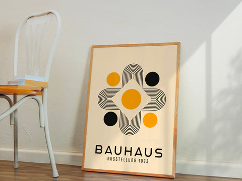 yellow-black-bauhaus-poster-golden-symmetry-abstract-patterns