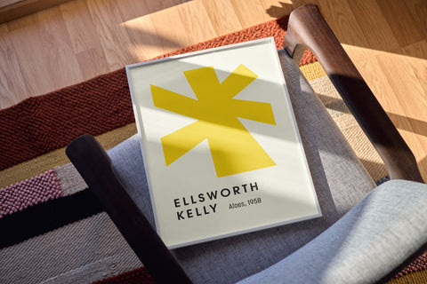 yellow-aloe-ellsworth-kelly-poster-living-room