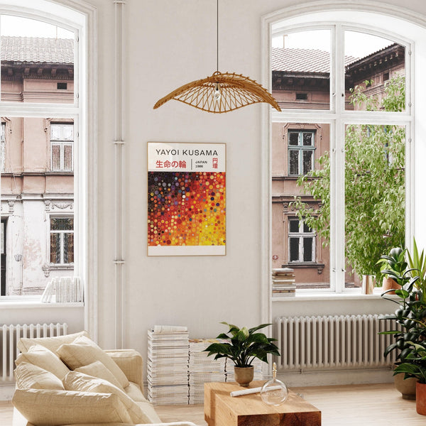 Contemporary Yayoi Kusama dots print for stylish and creative homes