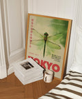 Minimalist dragonfly wall art for Japandi home decor