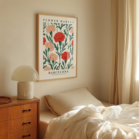 Carnation Art for Bedroom