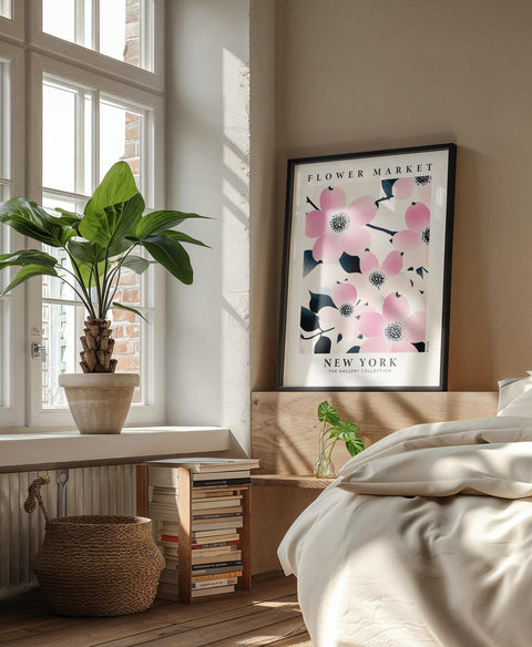 Botanical print for bedroom