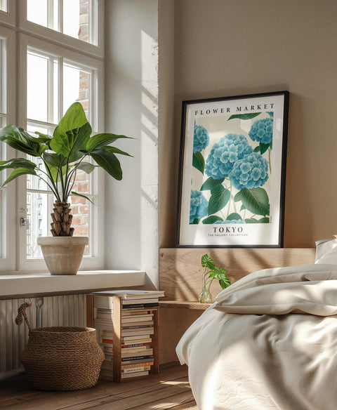 Botanical print for bedroom