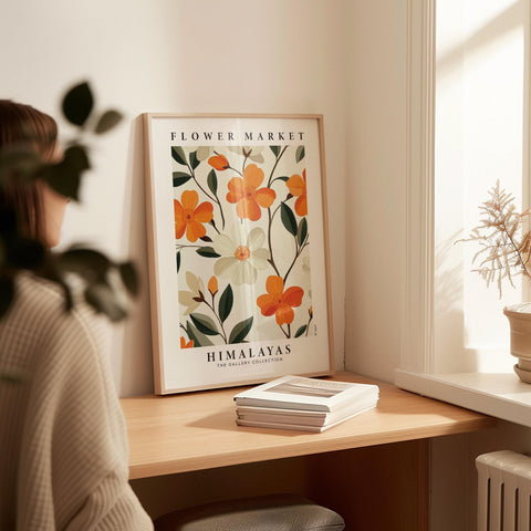 botanical posters orange blossom