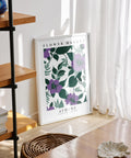 william morris prints violet flower