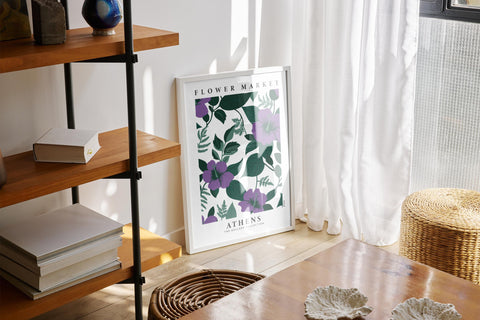 william morris prints violet flower