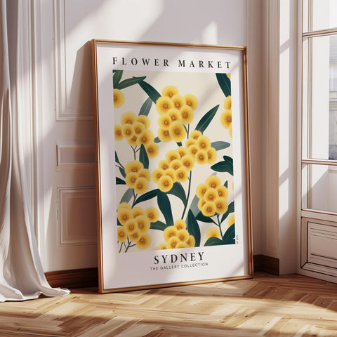 Flower market poster