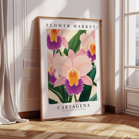 Flower poster printed