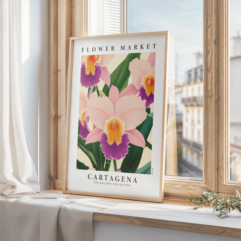 Botanical poster printed