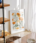 Trendy Boho Flower Poster