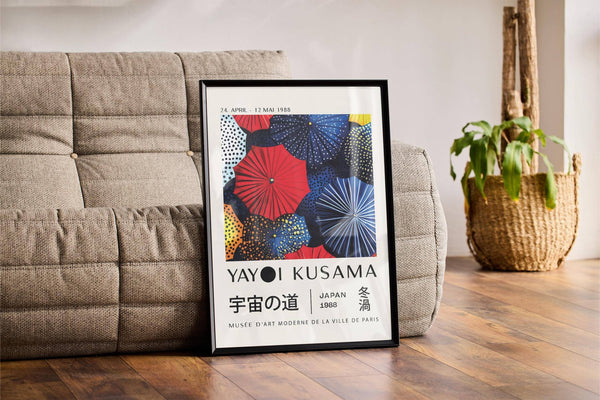 Japanese home decor with bold colours and intricate detailing