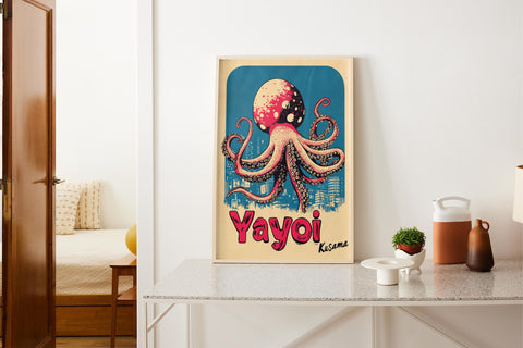 Octopus poster for unique and colorful home decor