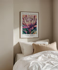 Bedroom flower wall art