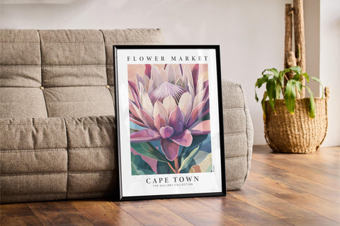 Living room botanical print