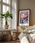 Floral art for bedroom