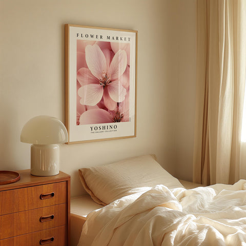 Bedroom flower market Yoshino Japan Cherry Blossom Tree poster