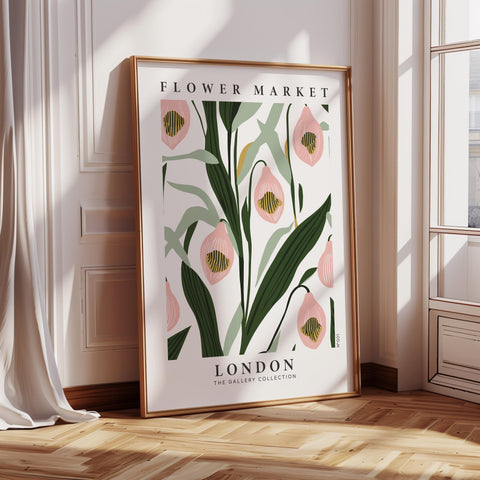 London Flower Market wall art