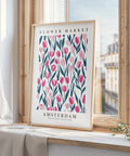 Amsterdam tulip poster print