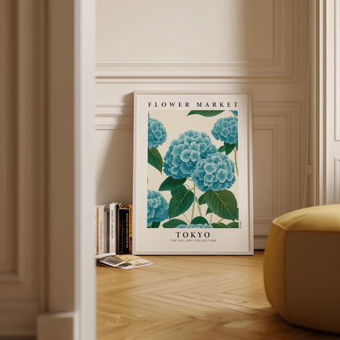 Modern botanical flower print