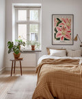 Modern floral wall decor