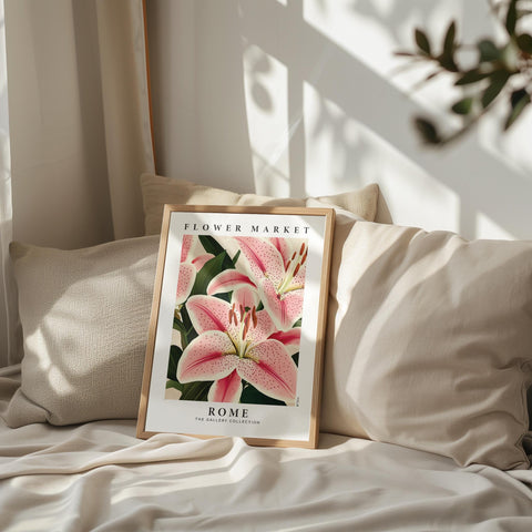 Botanical flower art print