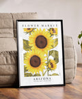 arizona flower market sunflower art