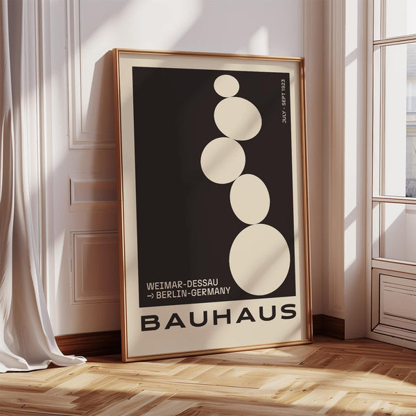 Geometric balancing stones wall art for contemporary decor