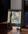 Extra-large Japanese tree frog poster for fun home decor.