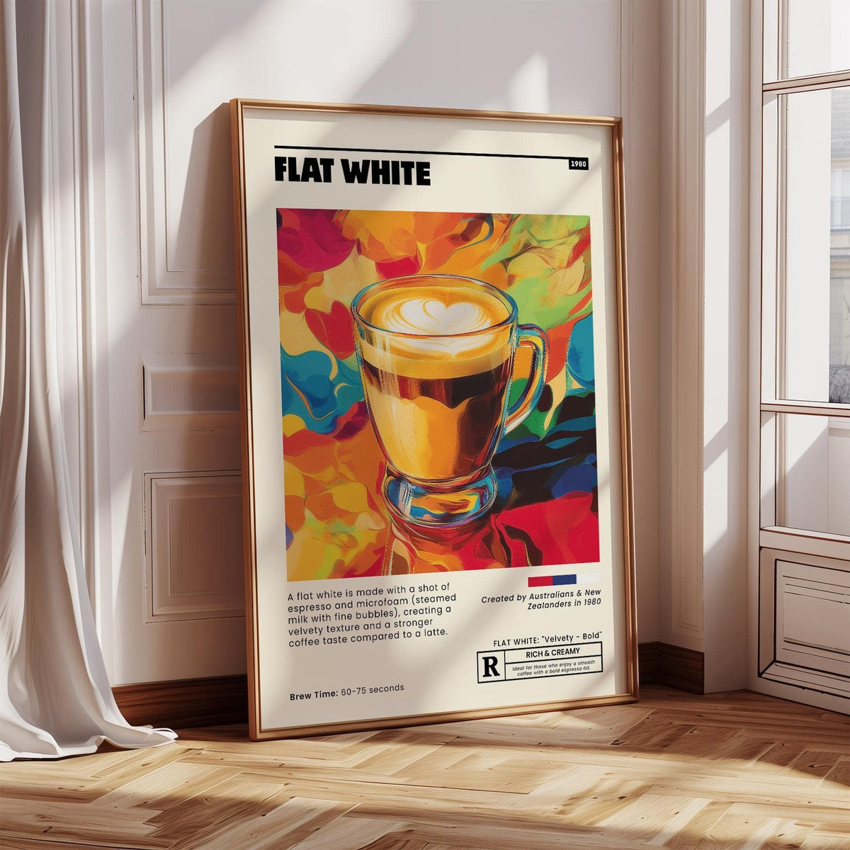 minimalist coffee shop wall art for cafes