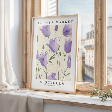 Scandinavian flower print