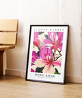 Bauhinia flower art print for floral-inspired home decor.