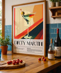 Dirty Martini drink artwork for home decor