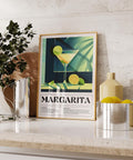 Bright and stylish Margarita cocktail print