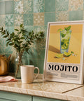 Bright Mojito cocktail drink poster