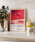 Vodka cranberry recipe wall art for modern homes