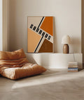 Minimalist Bauhaus art for modern interiors