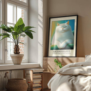 Cat lover gift blending humour with artistic design
