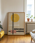 Modern geometric Bauhaus art print.