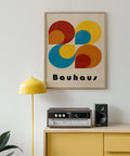 Bauhaus geometric design poster for modern home decor.